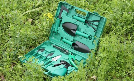 Juego de jardinería de diez piezas