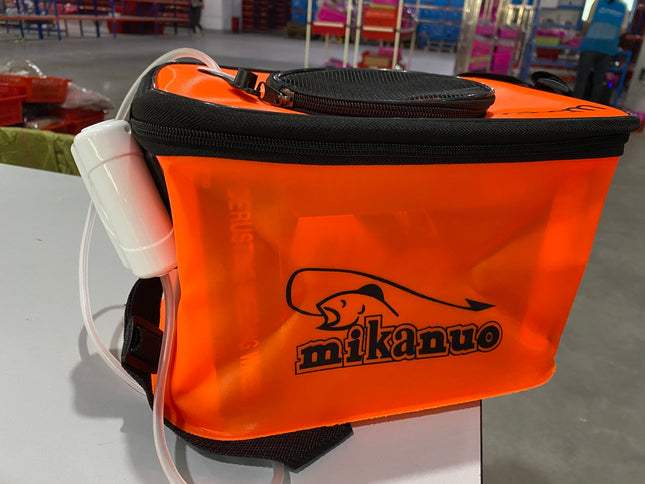 Bolsa de pesca portátil EVA plegable engrosada, caja de pesca viva, cubo de tanque, aparejos de pesca para camping, caja de almacenamiento para peces