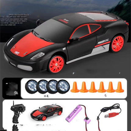 Coche RC de deriva 2.4G 4WD Coche de deriva RC de juguete GTR Modelo AE86 Vehículo Coche de carreras RC de juguete para niños Regalos de Navidad