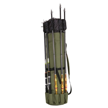 Bolsa portátil para cañas de pescar y carretes