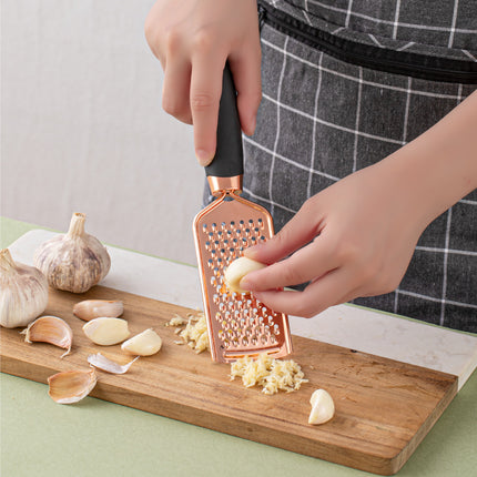 Juego de peladores de cocina con baño de cobre