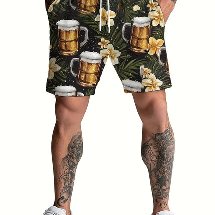 Pantalones cortos casuales para hombre transpirables