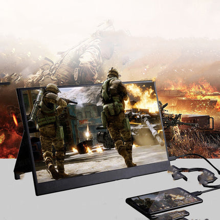 Pantalla táctil portátil para juegos de computadora móvil