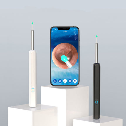 NE3 Limpiador de oídos Otoscopio Herramienta para quitar cera de oídos con cámara LED Luz inalámbrica Endoscopio para oídos Kit de limpieza de oídos para I-phone
