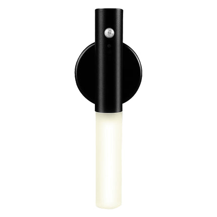 Luz nocturna LED USB magnética de madera inalámbrica para pasillos, porche, sensor de movimiento PIR, lámpara de pared, lámpara de armario