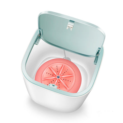 Cubo de lavado pequeño para el hogar, minilavadora de mesa turbo, lavadora de ropa interior y calcetines para dormitorios estudiantiles