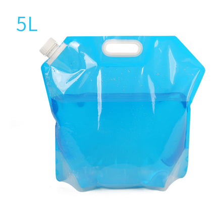Contenedor de Bolsas de Agua Plegables Portátiles de PVC para Acampar al Aire Libre y Senderismo