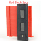 Rojo de 5 pulgadas, 2 unidades