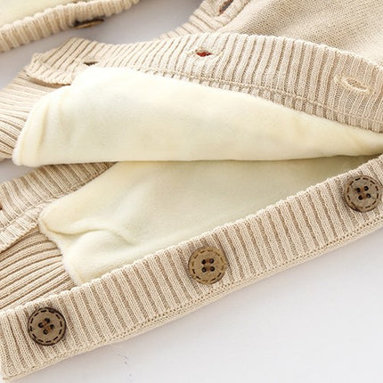 Ropa de bebé recién nacido, ropa de gateo para bebé, arnés grueso para bebé.