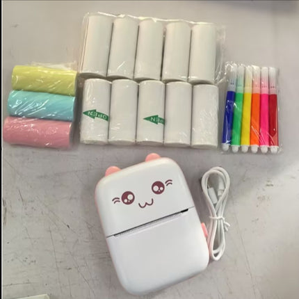 Mini impresora portátil Mini Bluetooth WiFi Nueva impresora incorrecta Teléfono móvil Foto Título Nota Impresión caliente Bolsillo Estudiante Error Etiqueta Impresora