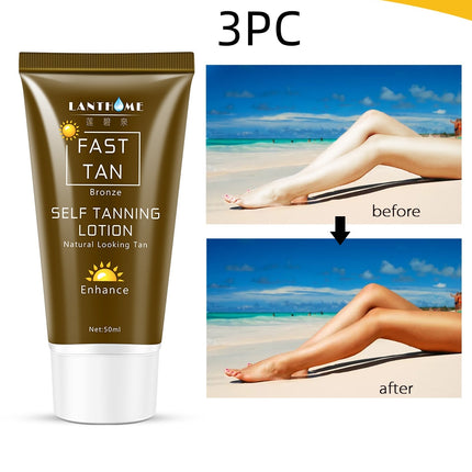 Loción corporal bronceadora
