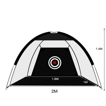 Red de práctica de golf Carpa Jaula de golpeo de golf Tienda de práctica para jardín o césped Equipo de entrenamiento de golf Malla para exteriores