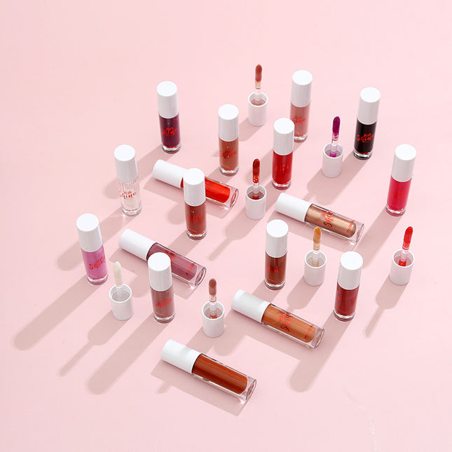 Lápiz labial sólido de gelatina, bálsamo labial de cristal, brillo labial con efecto espejo, hidratante de larga duración, maquillaje para el cuidado de los labios.
