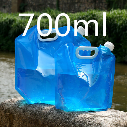 Contenedor de Bolsas de Agua Plegables Portátiles de PVC para Acampar al Aire Libre y Senderismo