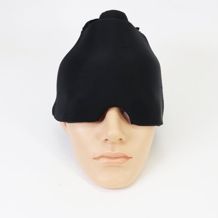 Gorro para Alivio de Migrañas, Terapia Fría, Productos para Alivio de Migrañas, Envoltura Cómoda para la Cabeza, Mascarilla Ocular de Compresas Frías para Ojos Hinchados