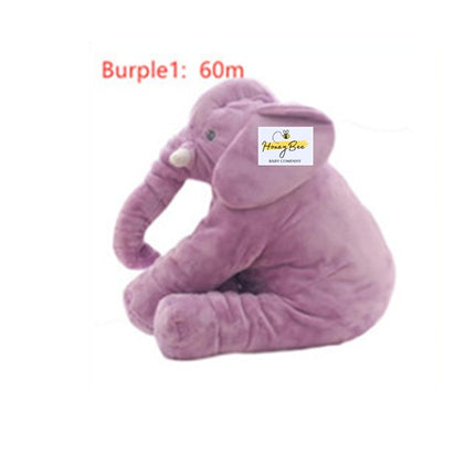 Almohada elefante de peluche para bebé, cómoda para dormir