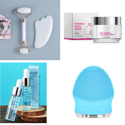 Sérum Facial de Ácido Hialurónico Antienvejecimiento Reductor de Poros Blanqueador Crema Hidratante Facial Cuidado Piel Seca