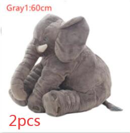 Almohada elefante de peluche para bebé, cómoda para dormir