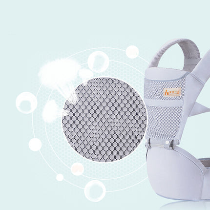 Taburete de cintura portabebés, mochila portabebés multifuncional para sentar al bebé