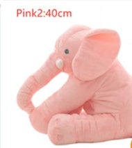Almohada elefante de peluche para bebé, cómoda para dormir