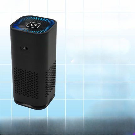 Purificador de aire portátil para coche Generador de iones negativos Elimina formaldehído, polvo y humo Ambientador y lavador para el hogar y el coche