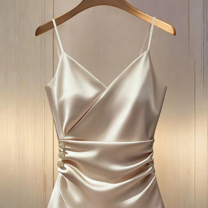 Top corto con tirantes de nuevo estilo en color liso