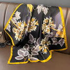 Orquídea hoja de arce negra / 70x70cm