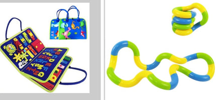 Nuevo Busy Book Tablero de actividades para niños, vestirse y abrocharse, aprendizaje del bebé, educación temprana, preescolar, juguete sensorial de aprendizaje