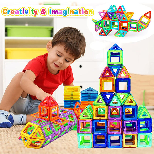 Bloques de construcción magnéticos DIY Juguetes magnéticos para niños Juego de construcción de diseñador Regalos para niños Juguetes