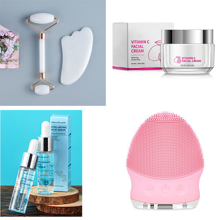 Sérum Facial de Ácido Hialurónico Antienvejecimiento Reductor de Poros Blanqueador Crema Hidratante Facial Cuidado Piel Seca