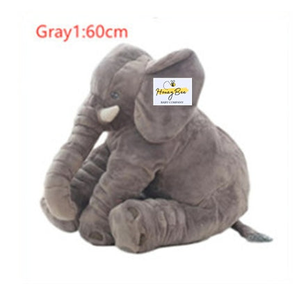 Almohada elefante de peluche para bebé, cómoda para dormir