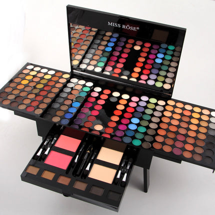 Set de 180 sombras de ojos y coloretes, caja de paleta de maquillaje personalizada con forma de piano