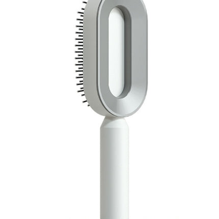Cepillo de pelo autolimpiable para mujer, limpieza con una tecla, masaje de airbag anticaída, peine para el cuero cabelludo, cepillo antiestático.