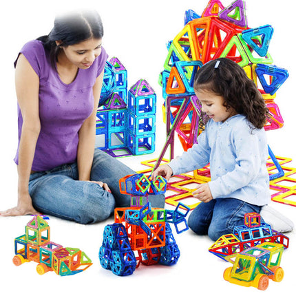 Bloques de construcción magnéticos DIY Juguetes magnéticos para niños Juego de construcción de diseñador Regalos para niños Juguetes